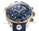 Perfect replica N1Factory Omega Swiss 9900 movement Seamaster 300m blue rubber strap (4)_th.jpg